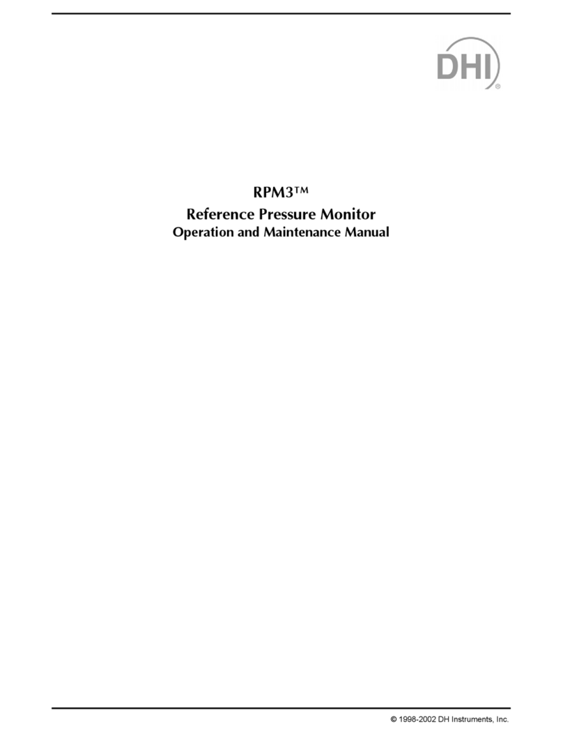 DH Instruments RPM3 - VERSION 2002 User manual
