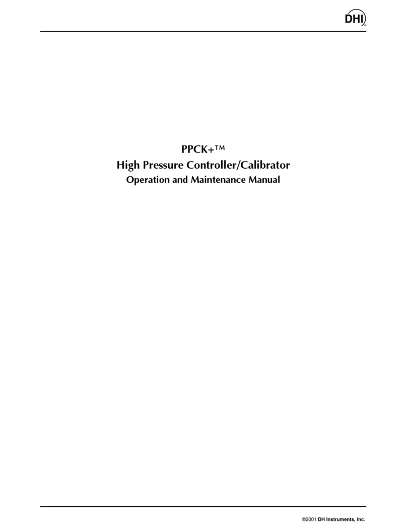 DH Instruments PPCK PLUS User manual