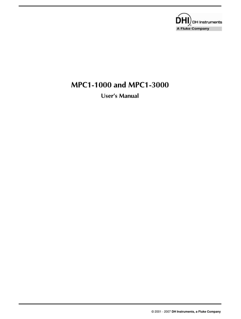 DH Instruments MPC1-1000 User manual