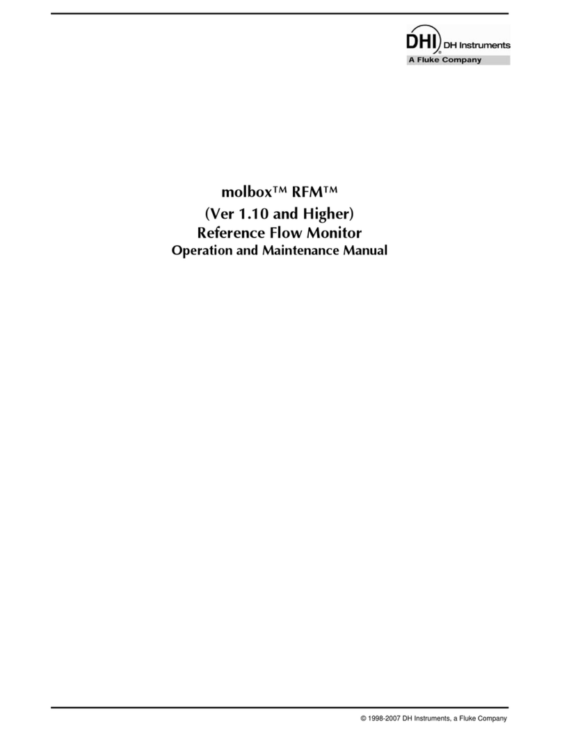 Fluke molbox RFM Operation and maintenance manual