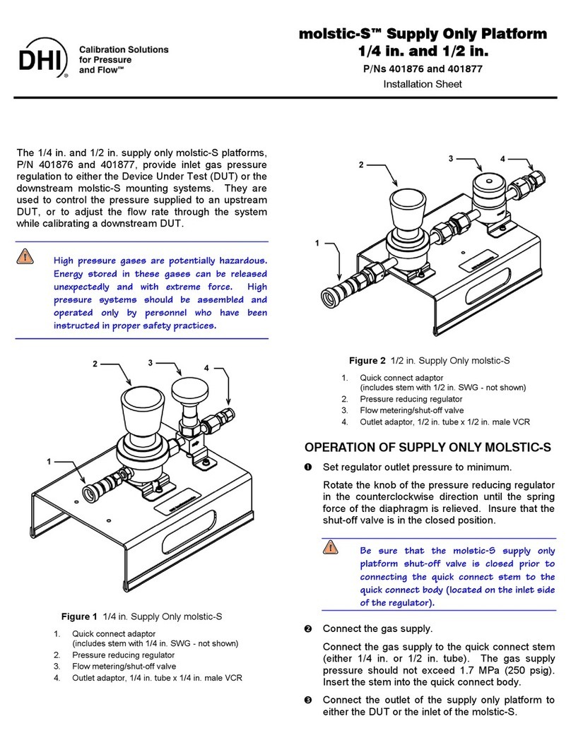 DH Instruments MOLSTIC-S Assembly instructions