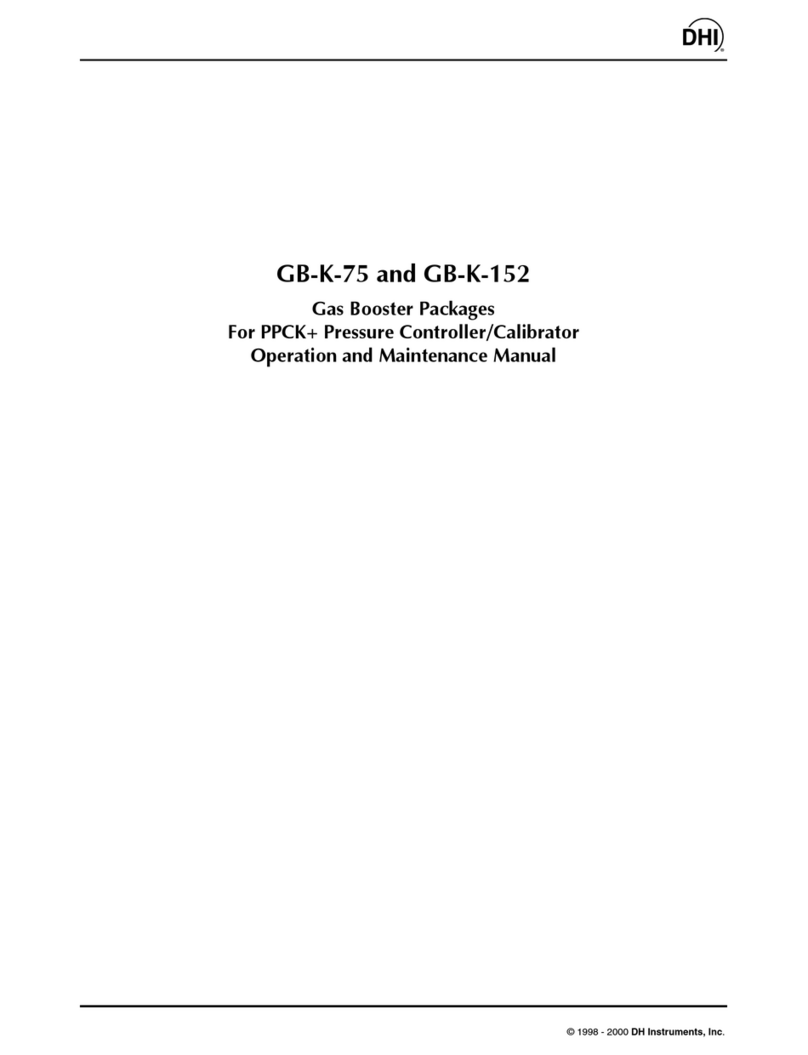 DH Instruments GB-K-152 Operation and maintenance manual