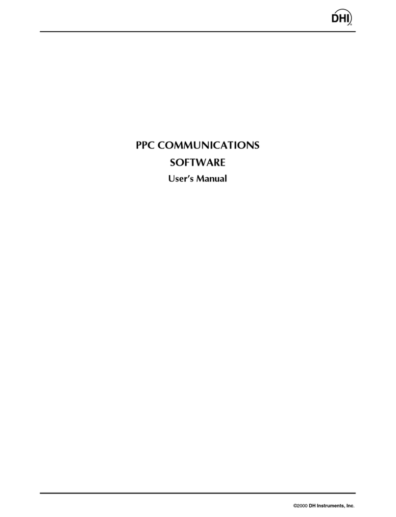 DH Instruments PPC User manual