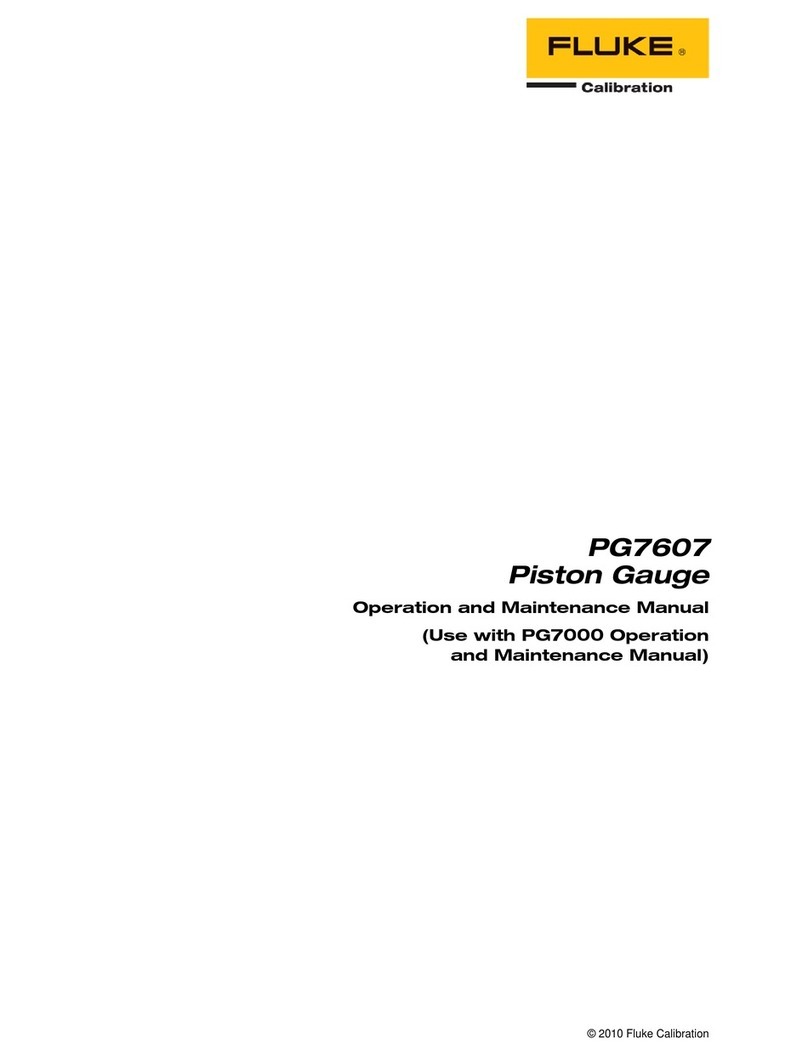 Fluke PG7607 User manual