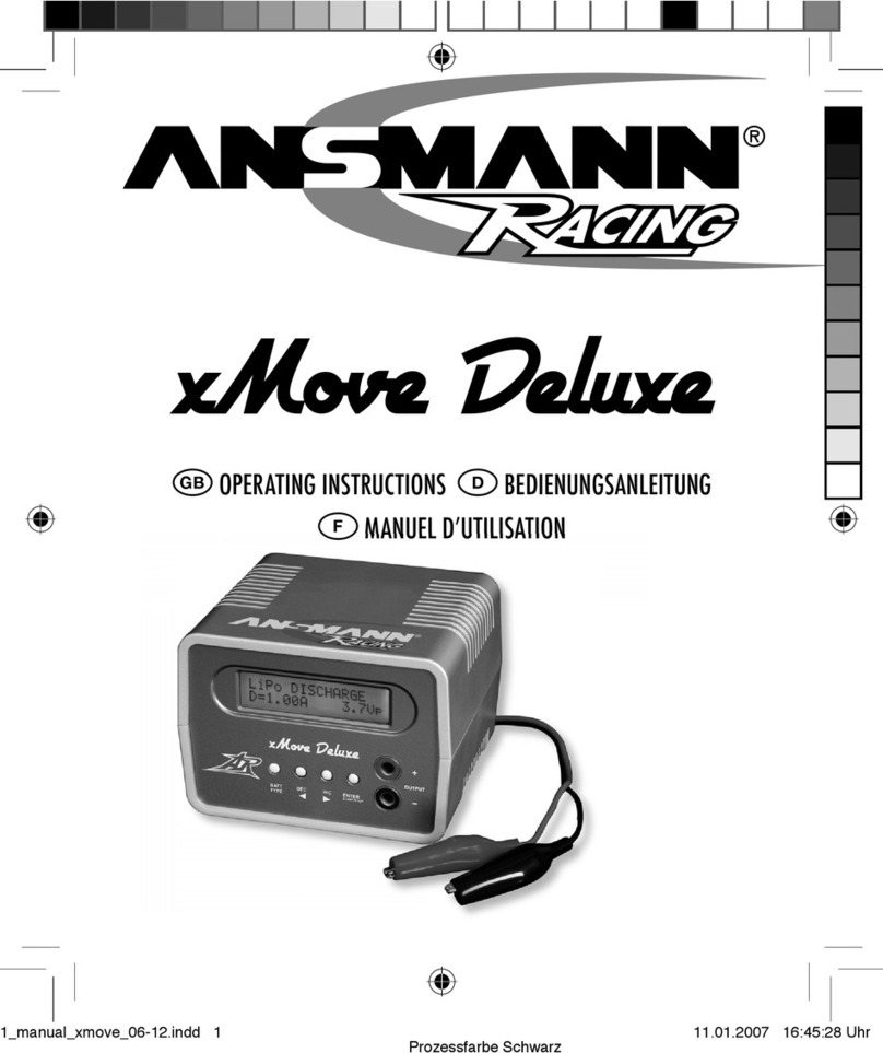 ANSMANN XMOVE DELUXE operating instructions