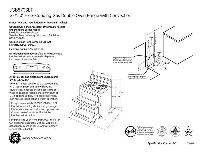 GE JGB870SETSS Manual