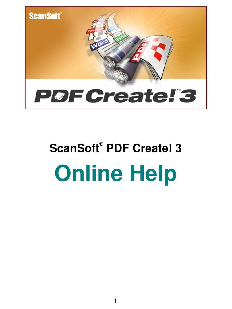 ScanSoft PDF CREATE! 3-HELP Online help