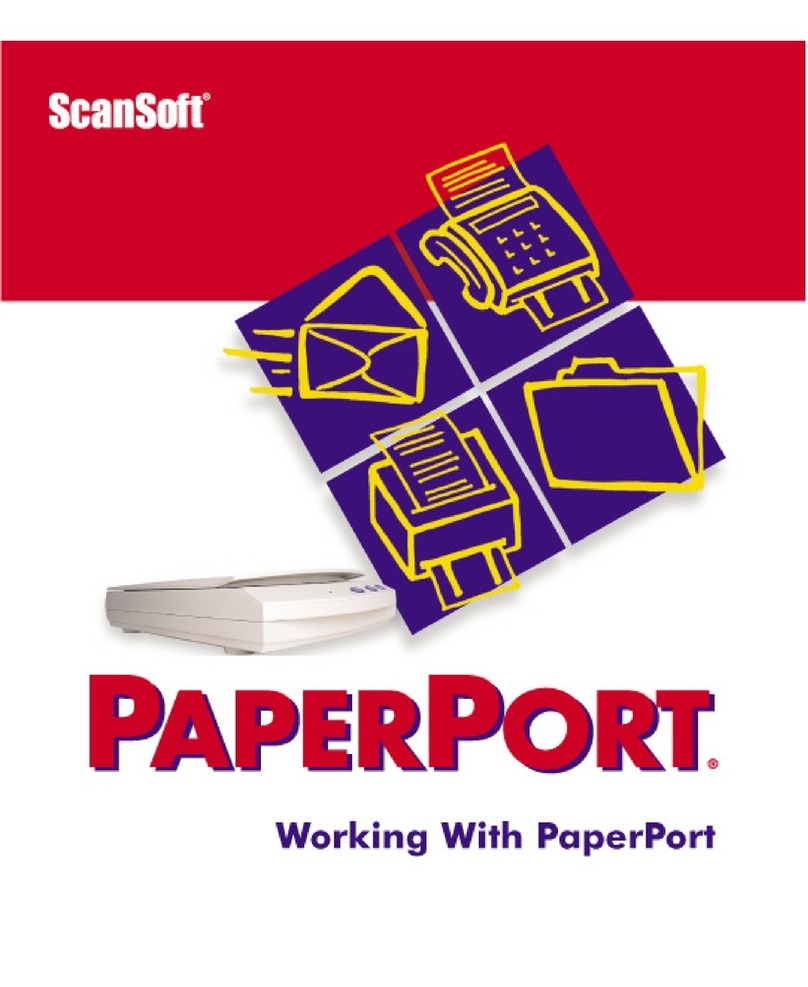 ScanSoft WORKING WITH PAPERPORT 7 AND PAPERPORT DELUXE 7 FOR... manual
