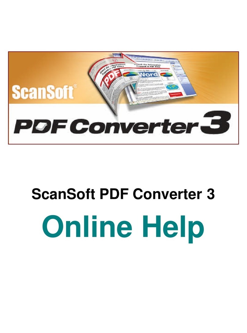 ScanSoft PDF CREATE! 3-HELP Reference guide