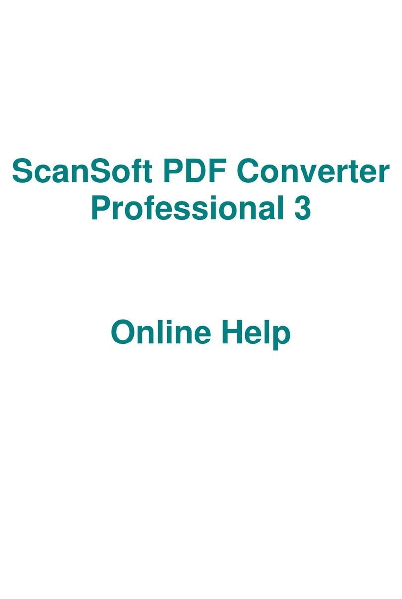 ScanSoft PDF CREATE! 3-HELP Reference guide