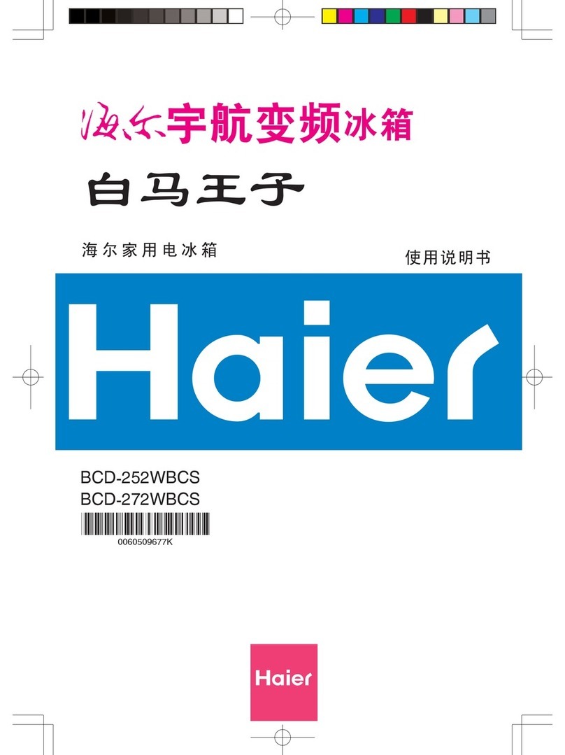 Haier BCD-272WBCS user manual