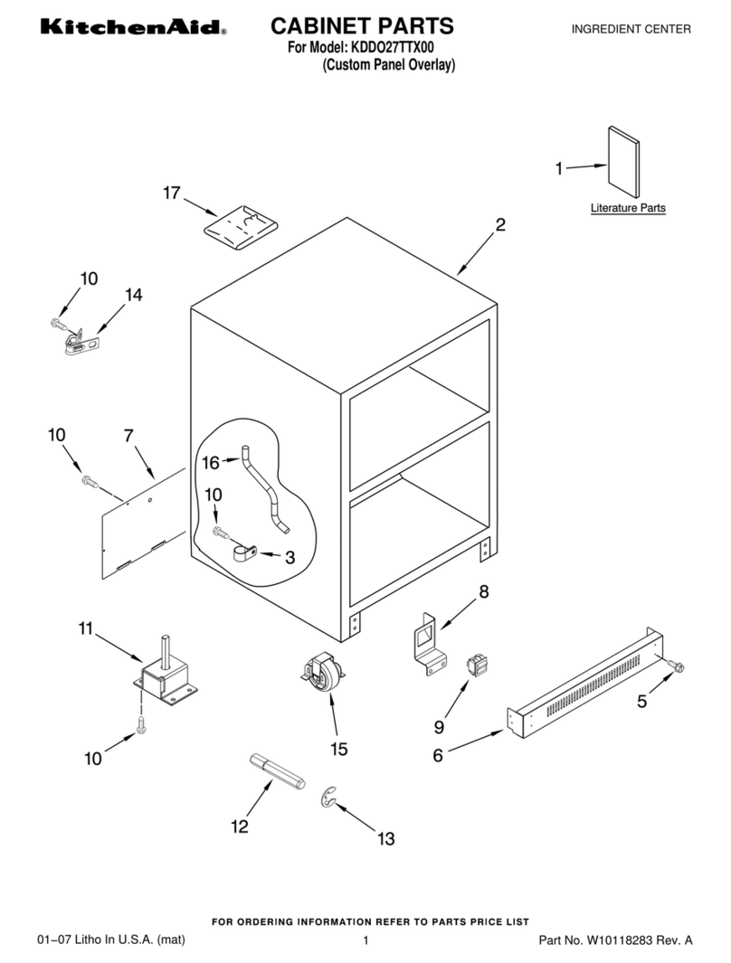 KitchenAid KDDO27TTX - ARCHITECT Series II User manual