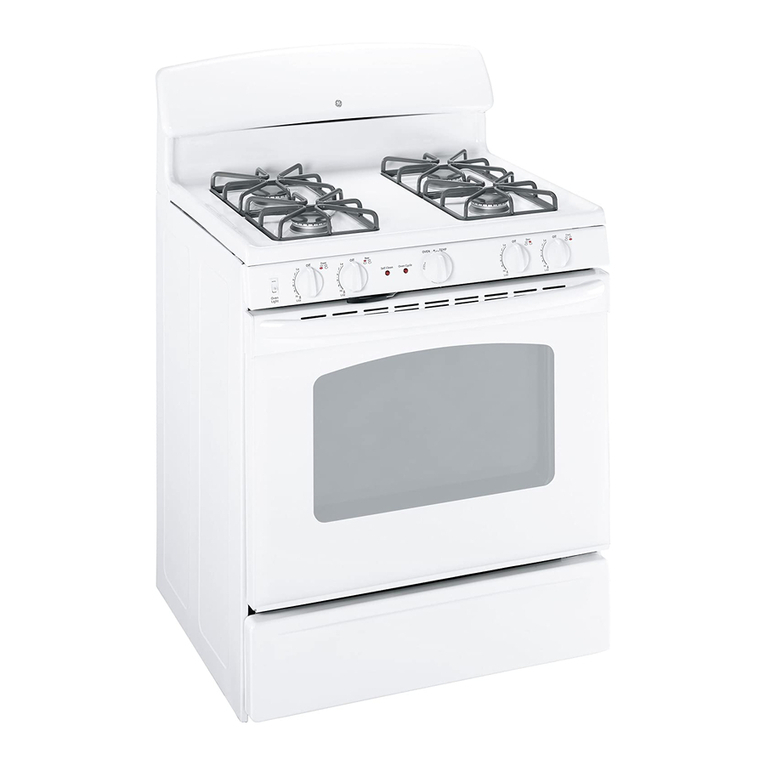 GE JGBP27DEMWW - 30" Gas Range Manual