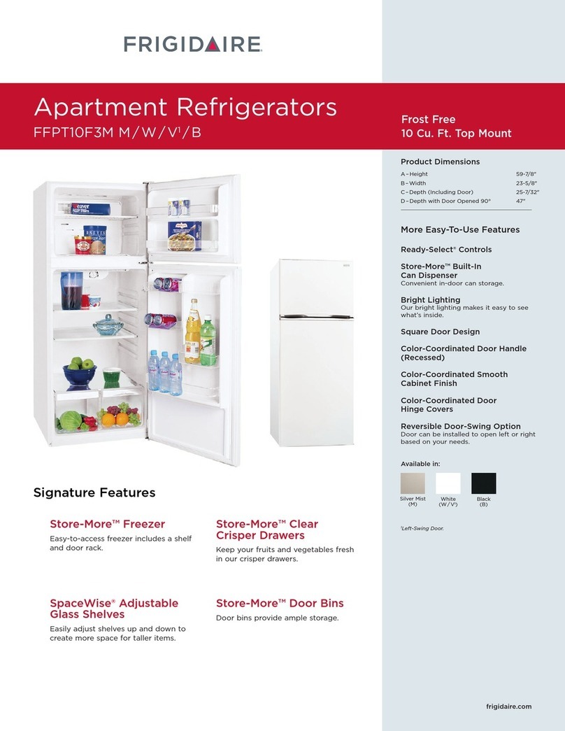 Frigidaire FFPT10F3MM User manual Frigidaire FFPT10F3MM User manual