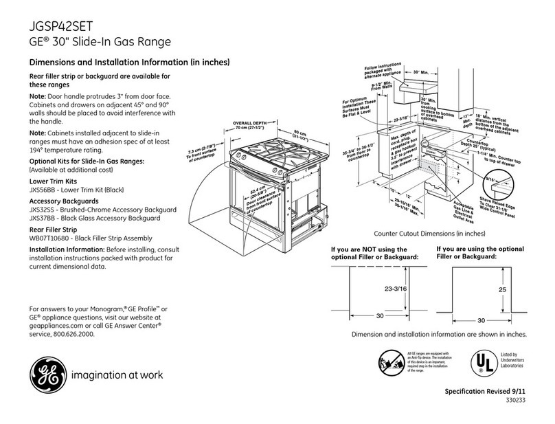 GE JGSP42SETSS Manual