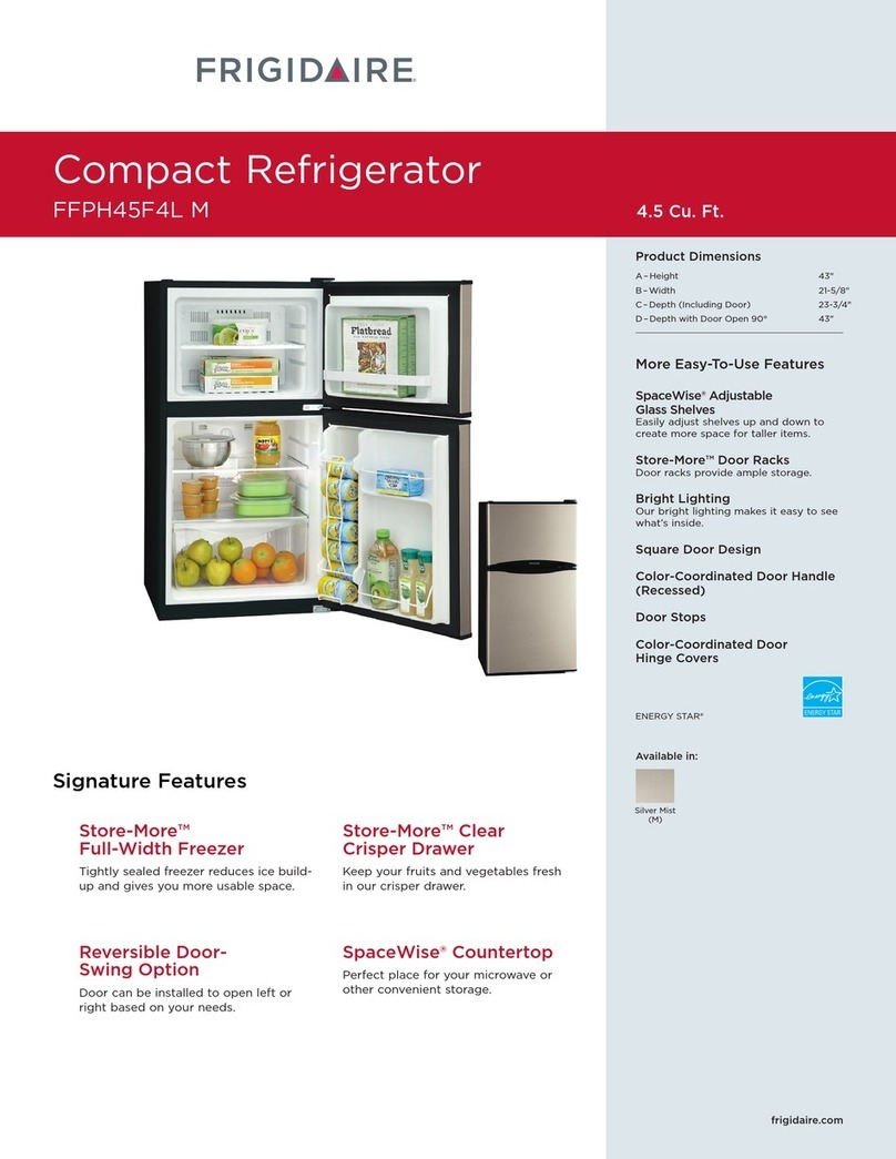Frigidaire FFPH45F4LM User manual