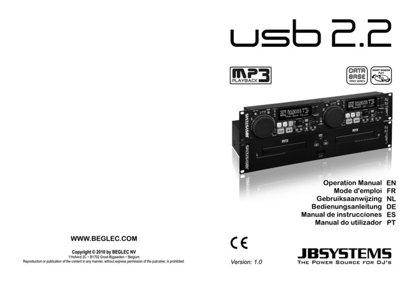 JB Systems Light USB 2.2 - V1.0 manual