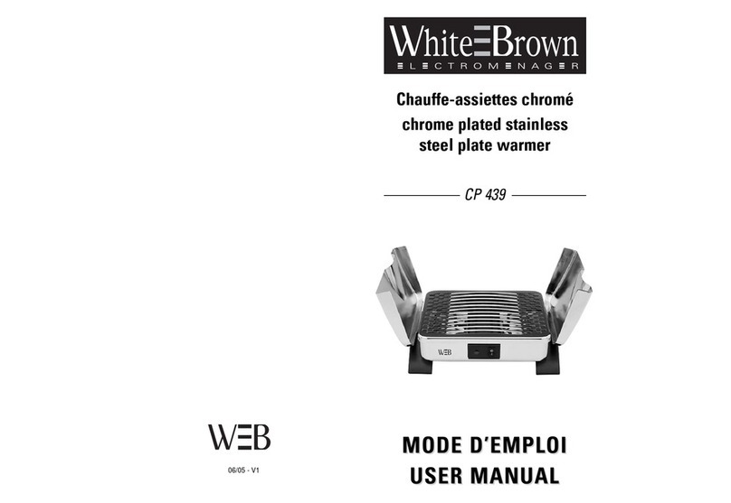 WHITE BROWN CP 439 user manual