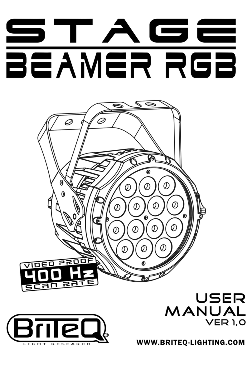 Briteq STAGE BEAMER RGB - V1.0 User manual