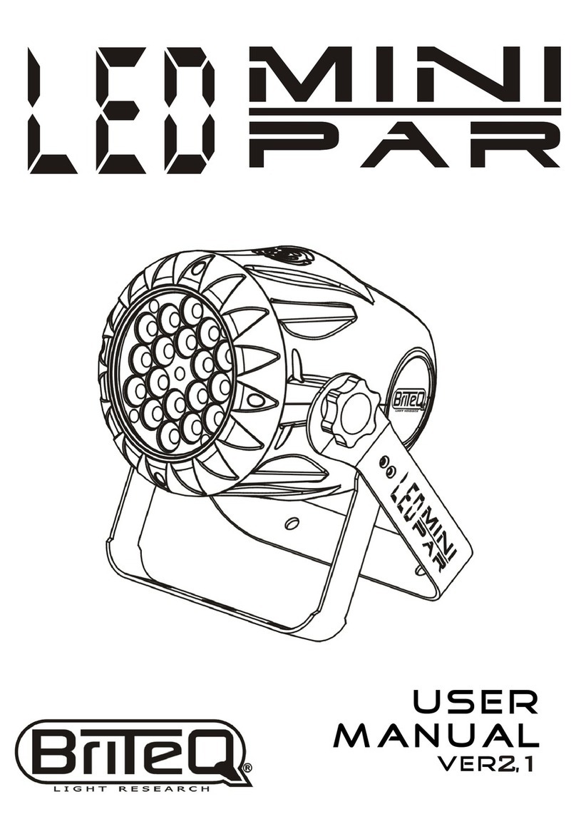 Briteq LED MINI PAR - V2.1 User manual