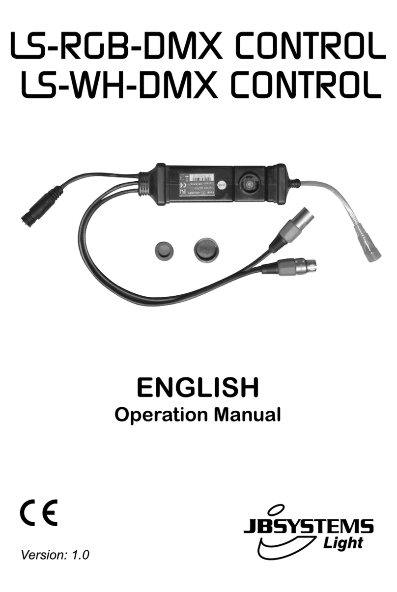 JB Systems Light LS-RGB-DMX CONTROL - V1.0 User manual