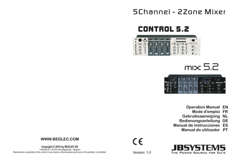 JB Systems Light CONTROL 5.2 - V1.0 Operation manual