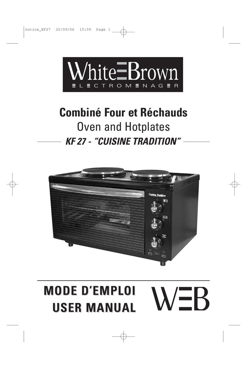 WHITE BROWN KF 27 user manual WHITE BROWN KF 27 user manual
