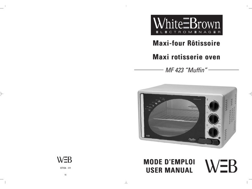 WHITE BROWN MF 423 User manual