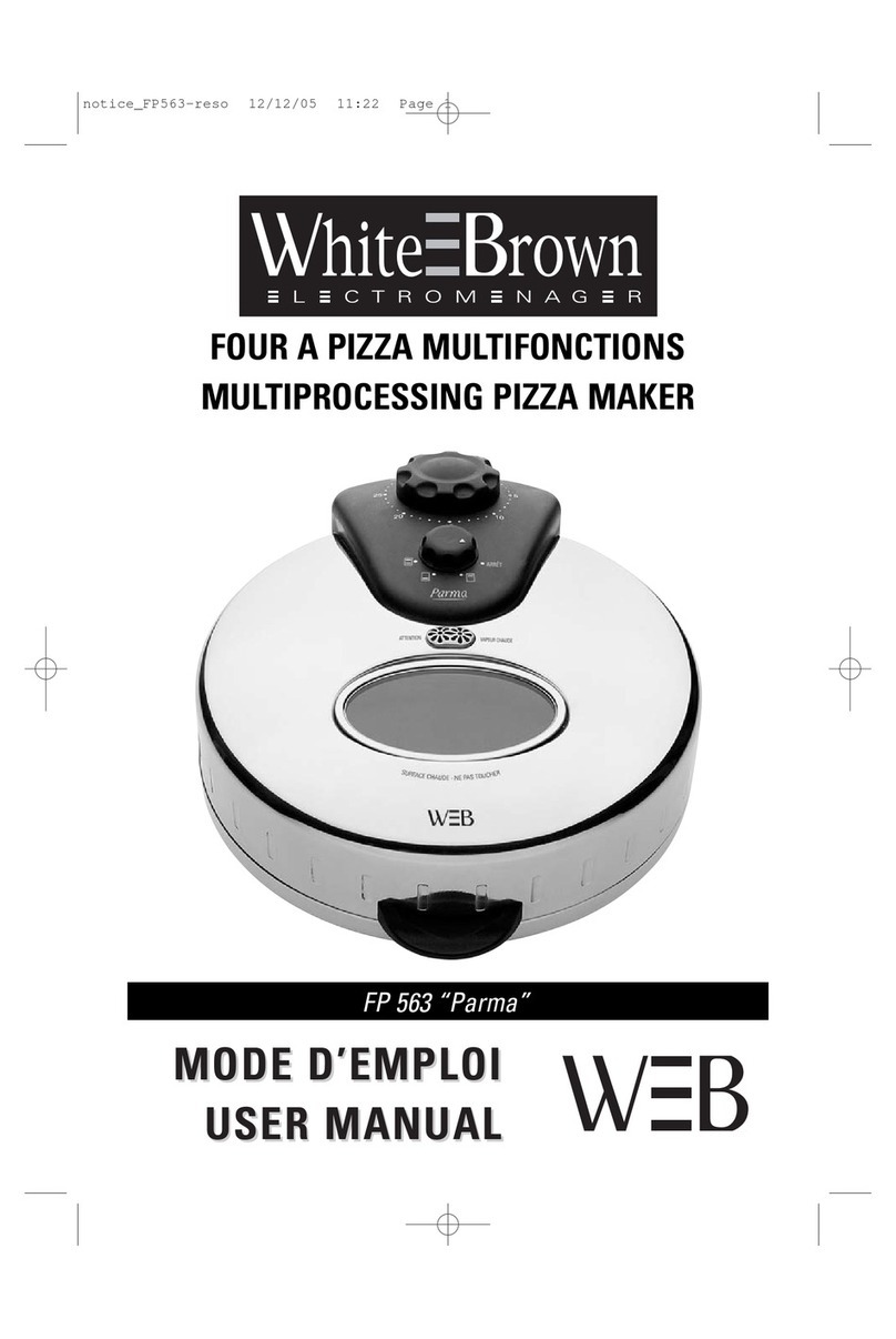 WHITE BROWN FP 563 user manual