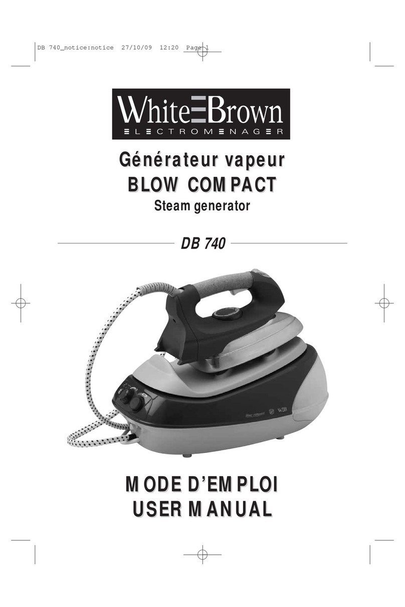 WHITE BROWN DB 740 User manual