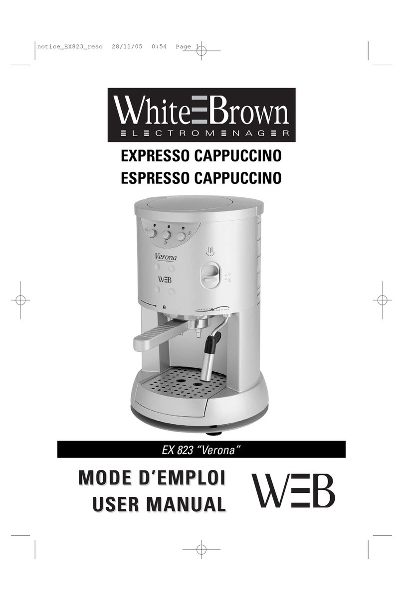 WHITE BROWN EX 823 user manual