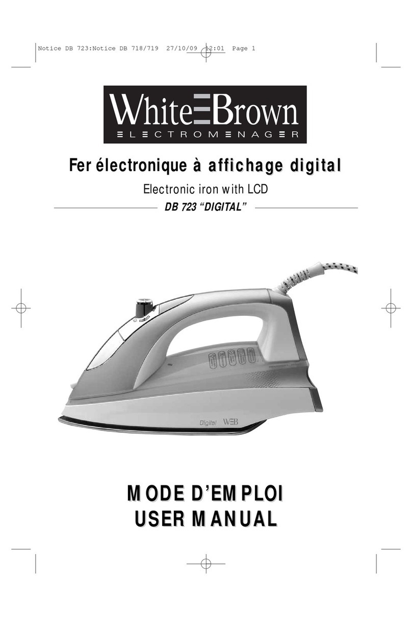 WHITE BROWN DB 723 user manual