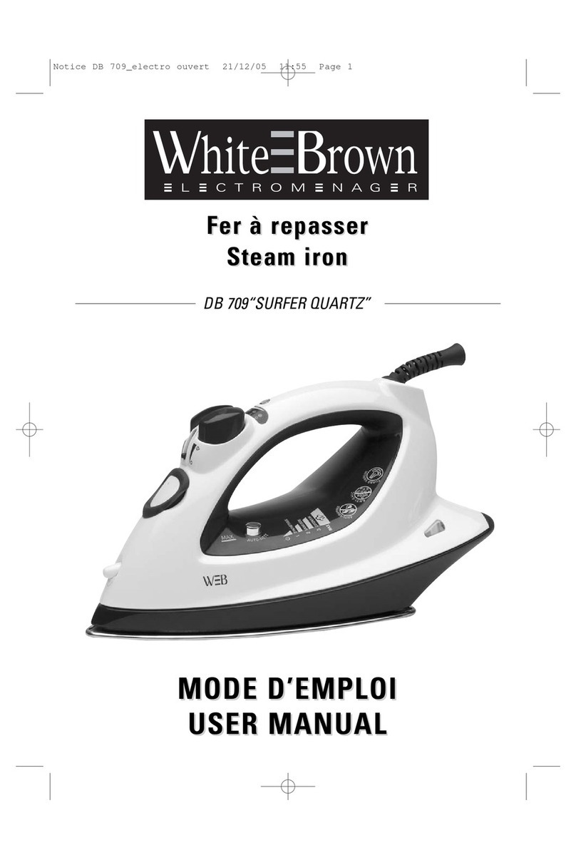 WHITE BROWN DB 709 User manual
