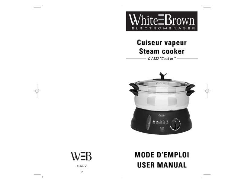 WHITE BROWN CV 532 user manual