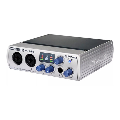 PRESONUS FIRESTUDIO MOBILE - SCHEMA User manual
