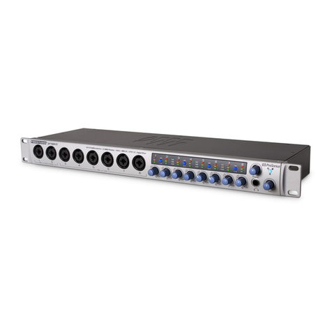 PRESONUS FIRESTUDIO PROJECT - V2.0 User manual