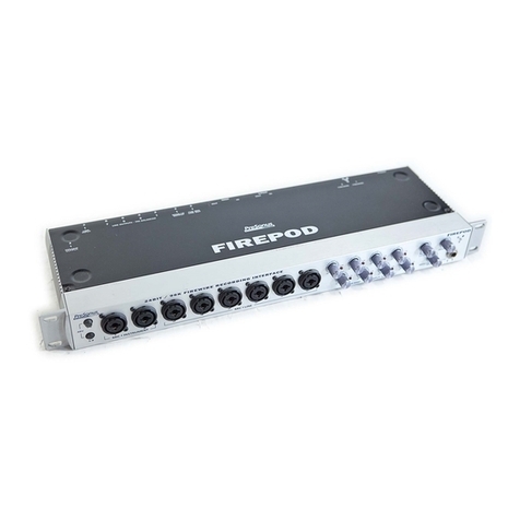 PRESONUS FIREPOD - V1.0 User guide