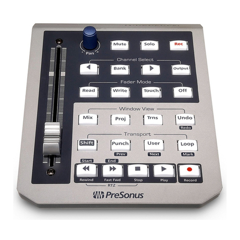 PRESONUS FADERPORT - V2.0 User manual
