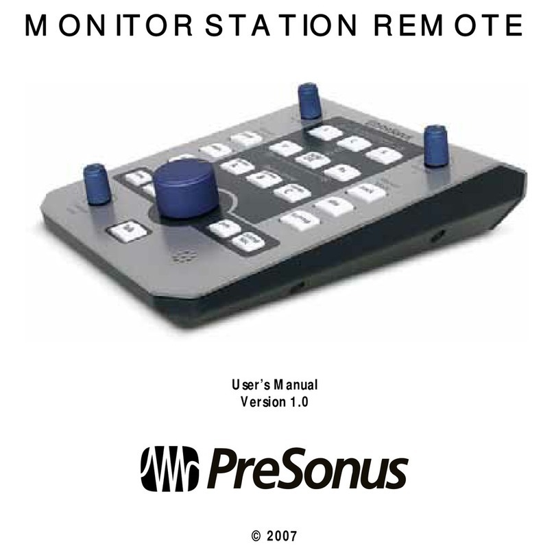 PRESONUS FIREPOD - V1.0 user manual