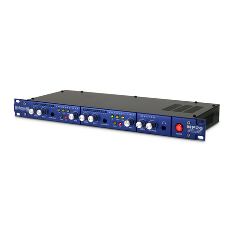 PRESONUS MP-20 User manual