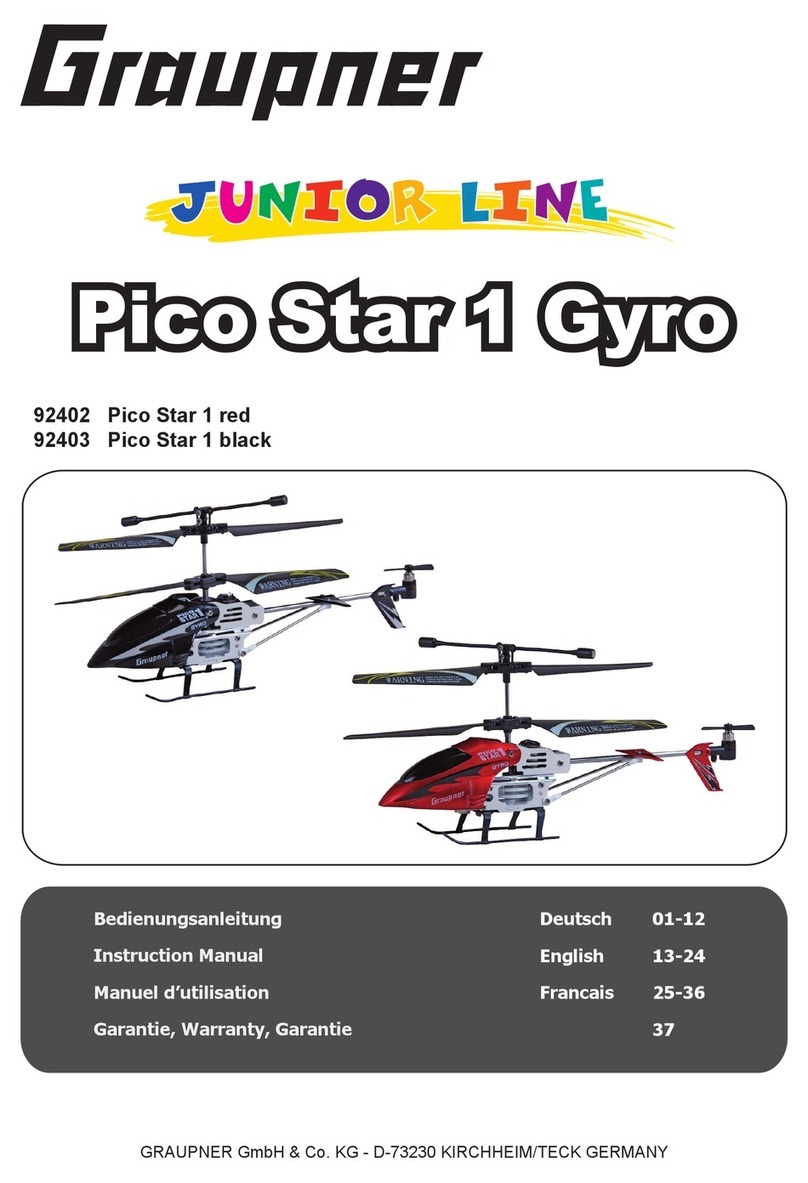 GRAUPNER PICO STAR 1 GYRO instruction manual