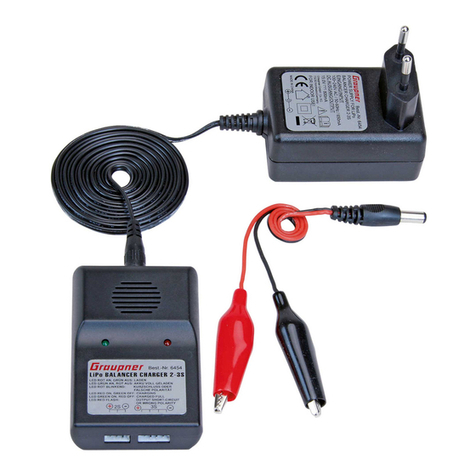 GRAUPNER LIPO BALANCER CHARGER 2-3S User manual