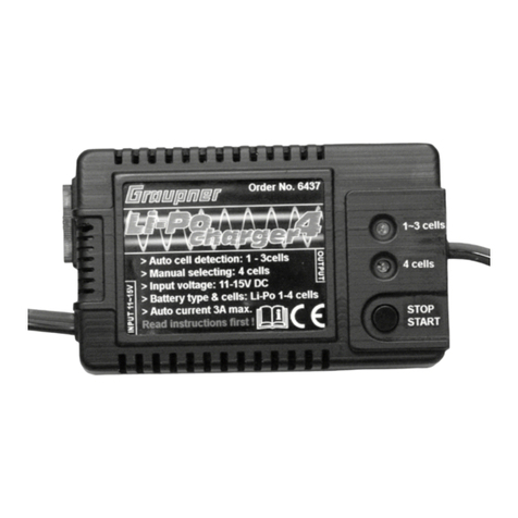 GRAUPNER LI-PO CHARGER 4 User manual