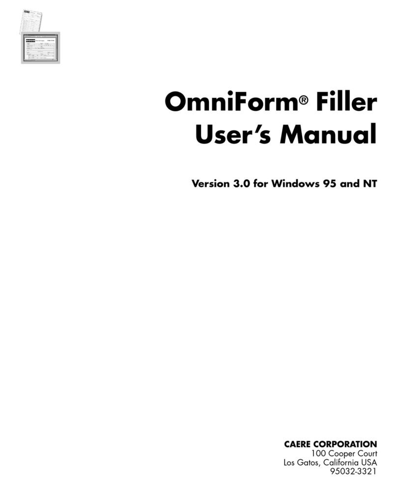 NUANCE OMNIFORM 3 User manual