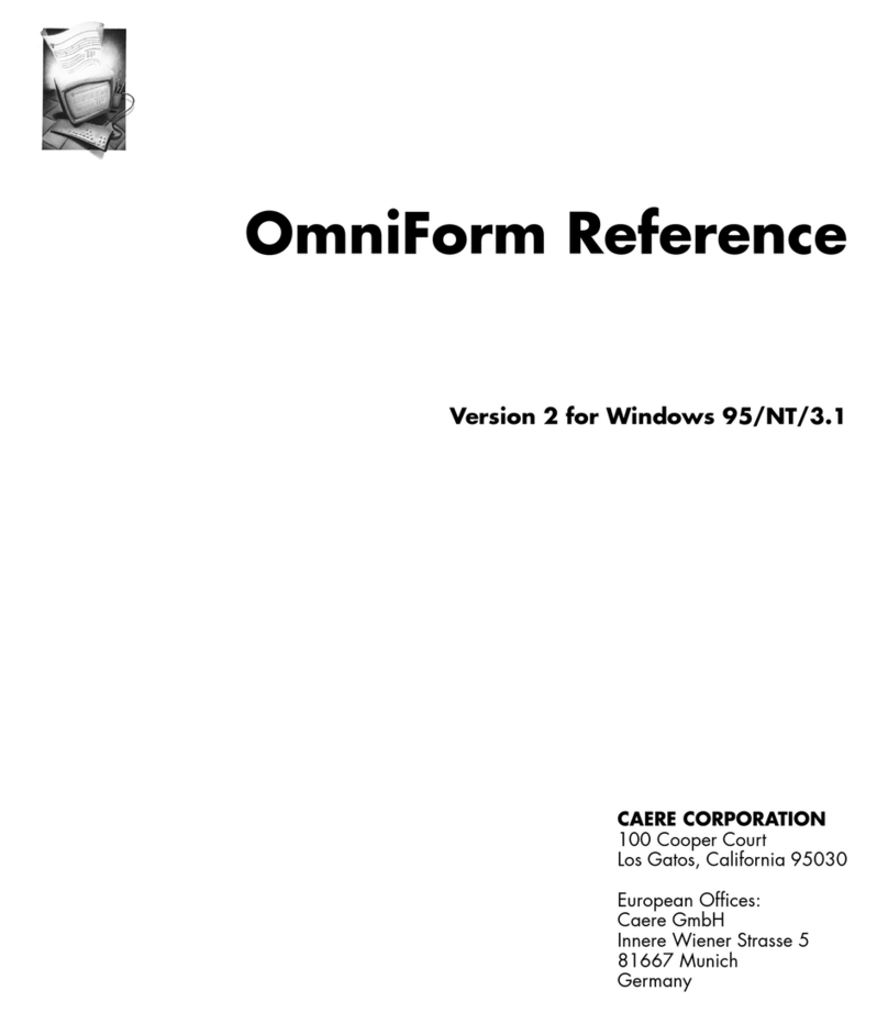NUANCE OMNIFORM 2 MACINTOSH Service manual