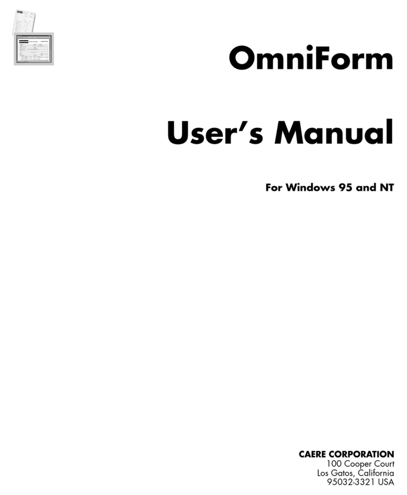 NUANCE OMNIFORM 3 User manual