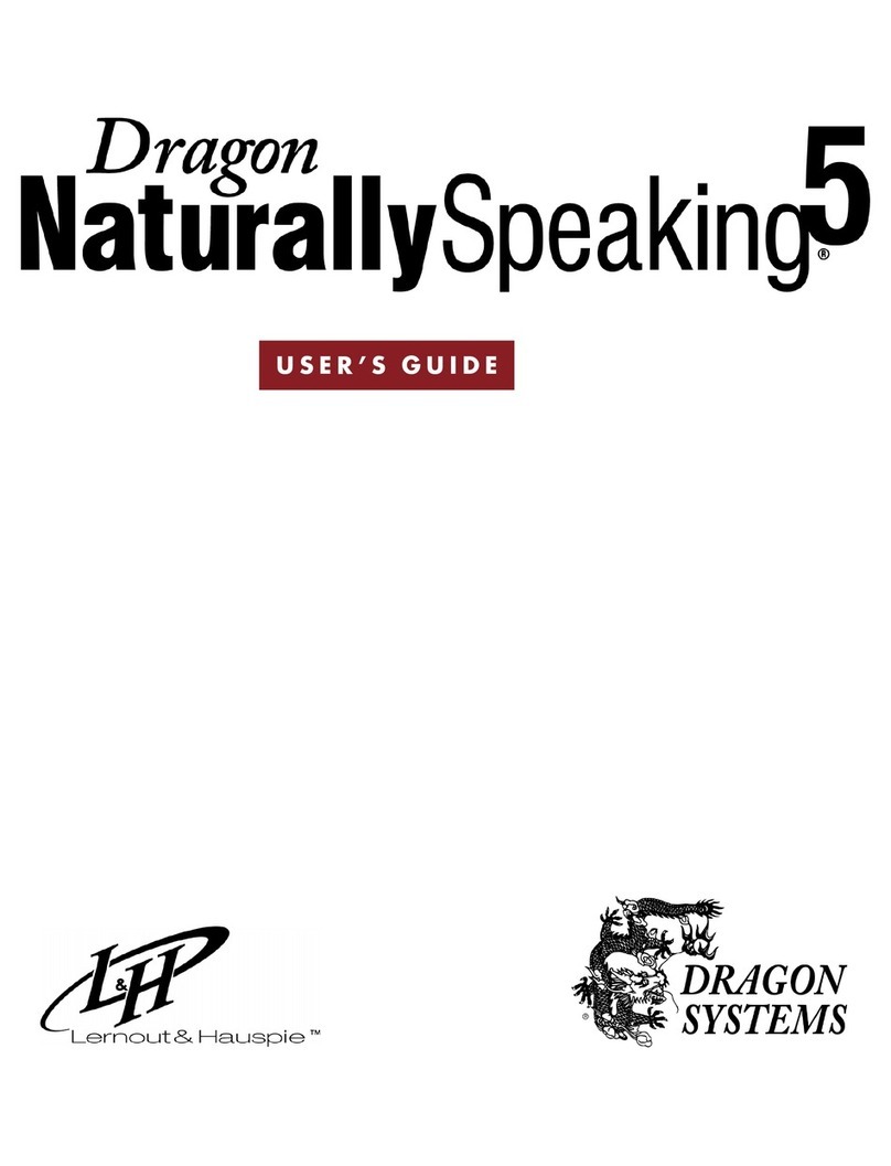 Dragon Systems DRAGON NATURALLYSPEAKING PROFESSIONAL 5 manual Dragon Systems DRAGON NATURALLYSPEAKING PROFESSIONAL 5 manual