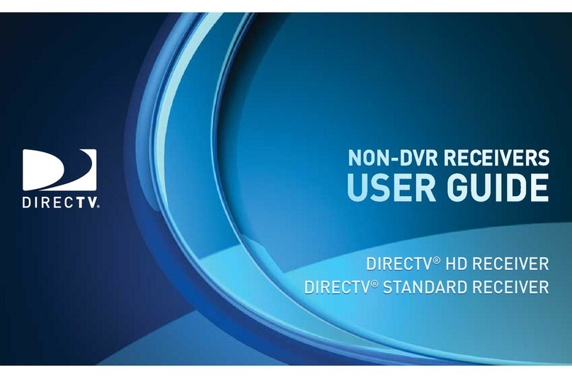 DirecTV HD RECEIVER User manual DirecTV HD RECEIVER User manual