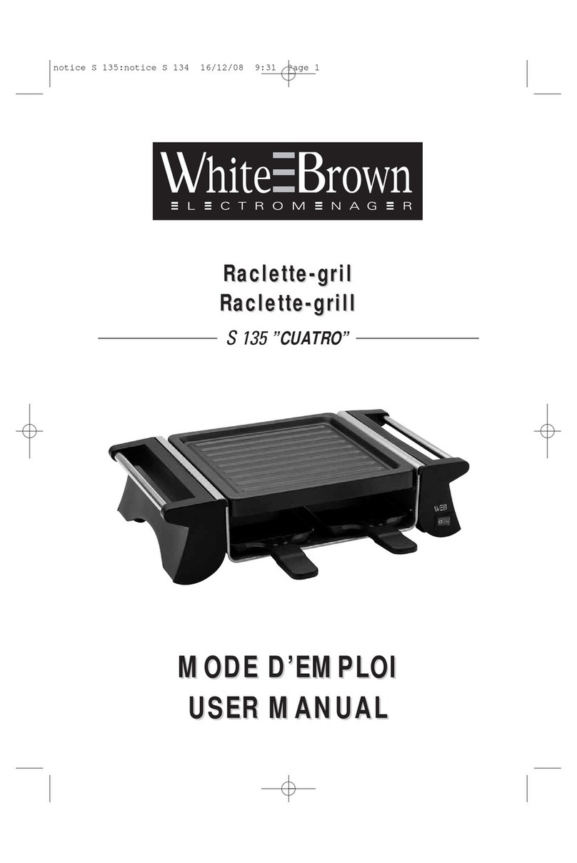 WHITE BROWN S 135 user manual