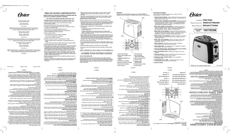 Oster TSSTTR2S6B user manual